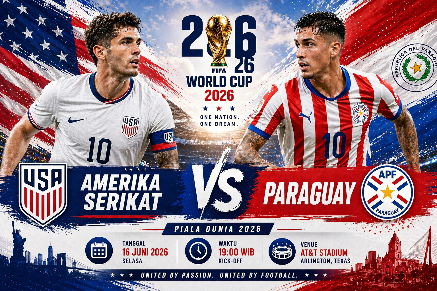 Prediksi Skor Amerika Serikat vs Paraguay