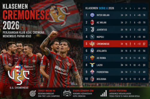 Klasemen Cremonese 2026 Perjuangan Klub Asal Cremona Menembus Papan Atas