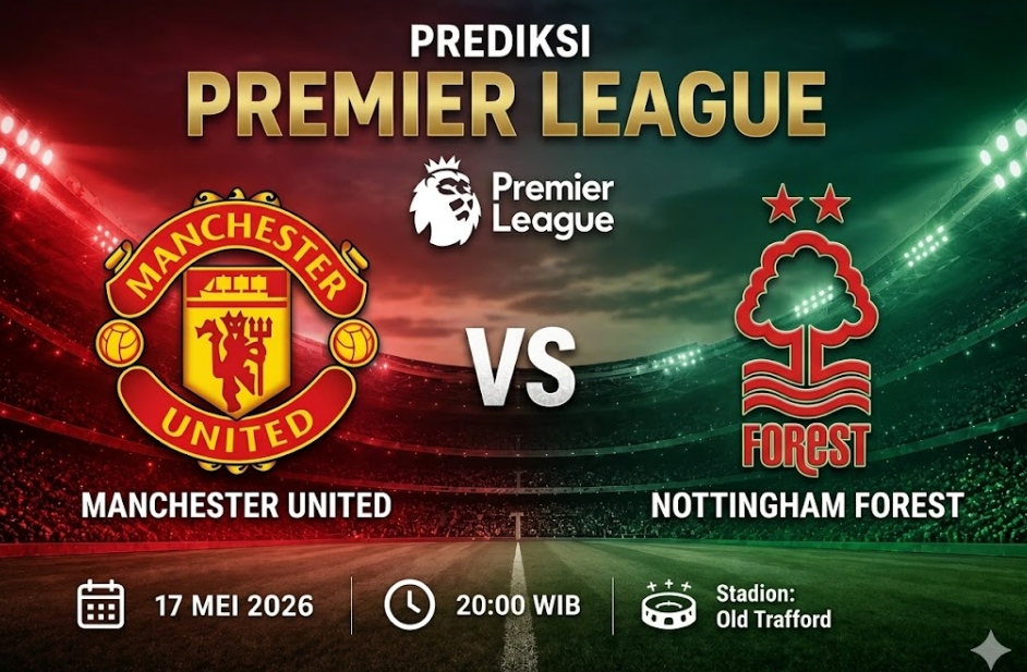 Prediksi Skor Manchester United vs Nottingham - Duel Sengit Liga Inggris